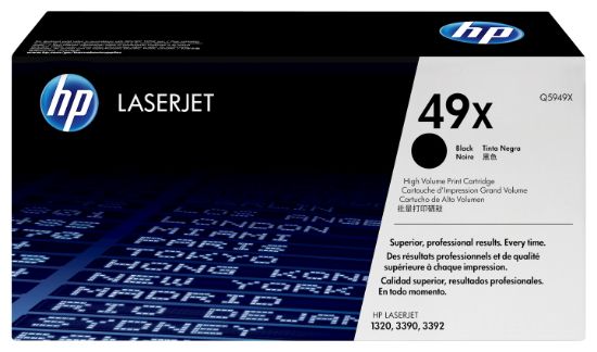 Image de HP 49X toner LaserJet noir grande capacité authentique (Q5949X)