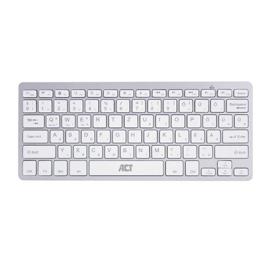 Image de ACT clavier Bluetooth QWERTZ Hongrois Blanc (AC5610)