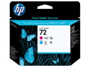 Image de HP 72 tête d'impression cyan et magenta (C9383A)