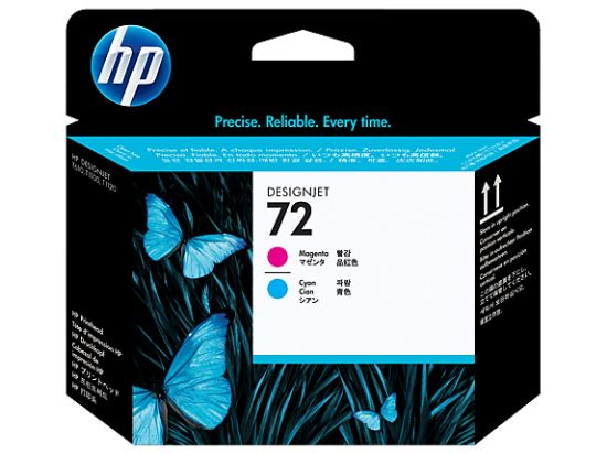 Image de HP 72 tête d'impression cyan et magenta (C9383A)