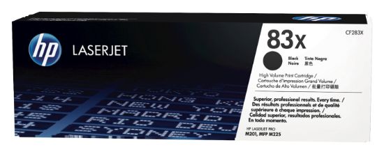 Image de HP 83X toner LaserJet noir authentique grande capacité (CF283X)