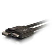 Image de C2G Câble adaptateur DisplayPort™ mâle vers HDMI® mâle - Noir (conforme TAA) 4,5 m (54324)