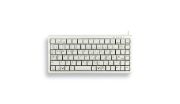 Image de CHERRY G84-4100 COMPACT KEYBOARD Clavier filaire miniature, USB/PS2, gris clair, AZERTY - FR (G84-4100LCMFR-0)