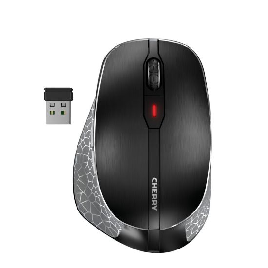 Image de CHERRY MW 8C ERGO souris Droitier RF sans fil + Bluetooth Optique 3000 DPI (JW-8600)