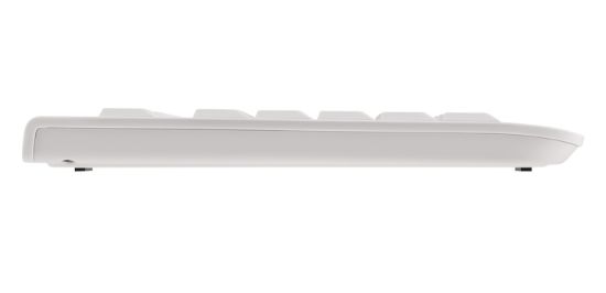 Image de CHERRY KC 1000 Clavier filaire, blanc grisé, USB, AZERTY - FR (JK-0800FR-0)