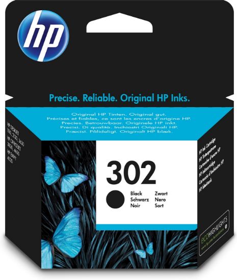Image de HP 302 cartouche d'encre Noir (F6U66AE#301)