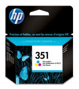 Image de HP 351 cartouche d'encre trois couleurs authentique (CB337EE)