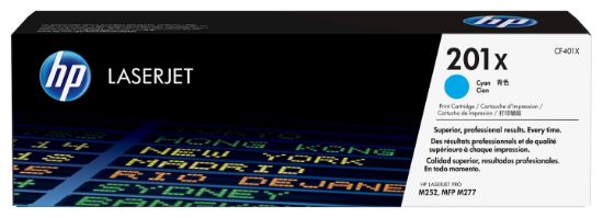 Image de HP 201X toner LaserJet Cyan grande capacité authentique (CF401X)