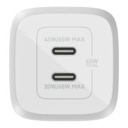 Image de Belkin Ordinateur portable, Smartphone, Tablette Blanc Secteur Charge rapide Intérieure (WCH013VFWH)