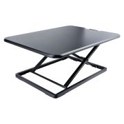 Image de StarTech.com Convertisseur de Bureau Assis Debout - Poste de Travail Assis-Debout - Jusqu'à 8kg - Table de Travail Ajustable - Réhausse de Bureau - Plateforme de Travail ... (LAPTOP-SIT-STAND)