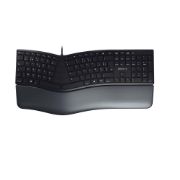 Image de CHERRY KC 4500 ERGO clavier Universel USB AZERTY Belge Noir (JK-4500BE-2)