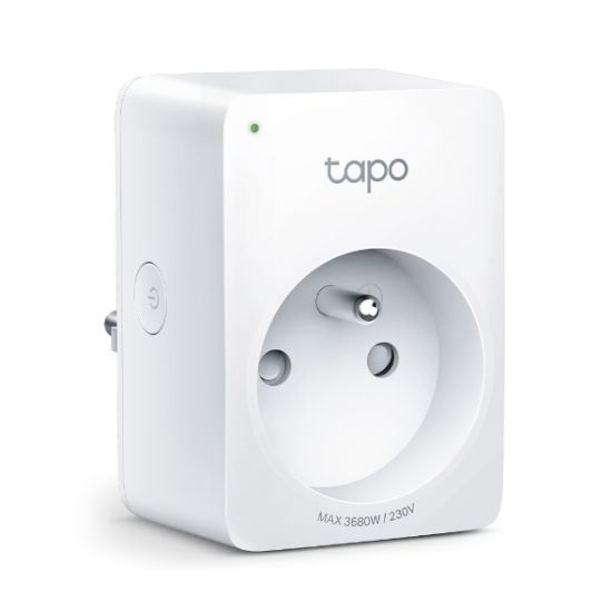 Image de TP-Link Tapo Mini Smart Wi-Fi Socket Energy Monitor Prise intelligente 3680 W Maison Blanc (TAPO P110(FR))