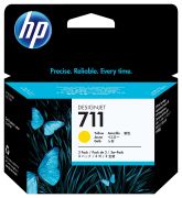 Image de HP 711 pack de 3 cartouches d'encre DesignJet jaune, 29 ml (CZ136A)