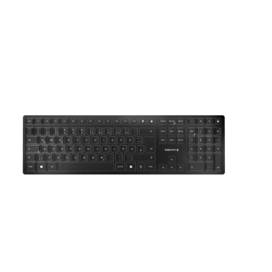 Image de CHERRY KW 9100 SLIM clavier Universel RF sans fil + Bluetooth QWERTZ Allemand Noir (JK-9100DE-2)