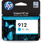 Image de HP 912 Cartouche d'encre cyan authentique (3YL77AE)
