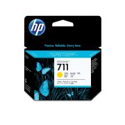 Image de HP 711 pack de 3 cartouches d'encre DesignJet jaune, 29 ml (CZ136A)