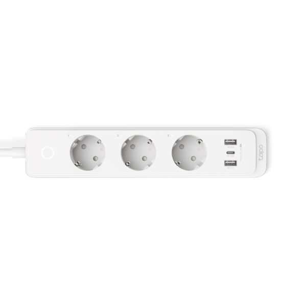 Image de TP-Link 3 sortie(s) CA Type F (CEE 7/4) 1,5 m 3 2300 W Blanc (TAPO P300)