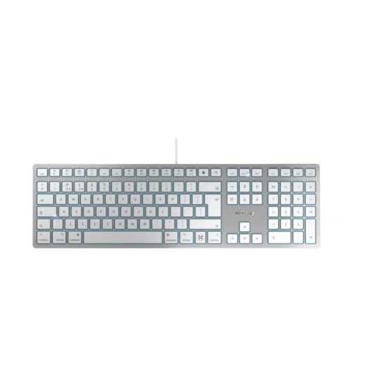 Image de CHERRY KC 6000C FOR MAC clavier Universel USB QWERTY Anglais américain Argent (JK-1620US-1)