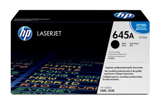 Image de HP 645A toner LaserJet noir authentique (C9730A)