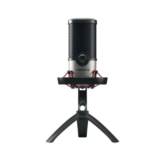 Image de CHERRY UM 6.0 ADVANCED Noir, Argent Microphone de table (JA-0710)