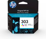 Image de HP Cartouche d’encre 303 trois couleurs authentique (T6N01AE)