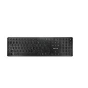 Image de CHERRY KW 9100 SLIM clavier Universel RF sans fil + Bluetooth AZERTY Français Noir (JK-9100FR-2)