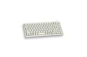 Image de CHERRY G84-4100 COMPACT KEYBOARD Clavier filaire miniature, USB/PS2, gris clair, AZERTY - FR (G84-4100LCMFR-0)