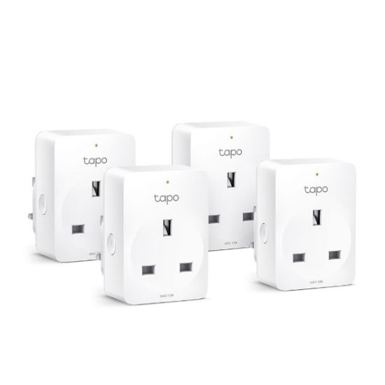 Image de TP-Link Tapo P100 Prise intelligente 2300 W Blanc (P100(4-PACK))