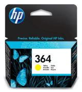 Image de HP 364 cartouche d'encre jaune authentique (CB320EE#ABB)