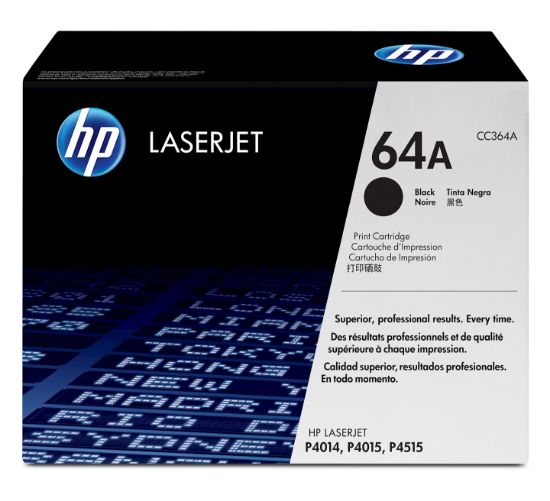 Image de HP 64A toner LaserJet noir authentique (CC364A)