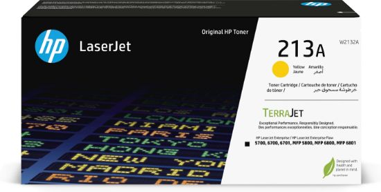 Image de HP 213A Toner LaserJet authentique Jaune (W2132A)