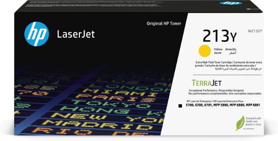 Image de HP 213Y Toner LaserJet authentique Extra-grande capacité Jaune (W2132Y)