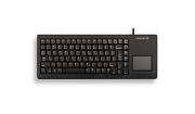 Image de CHERRY XS G84-5500 TOUCHPAD KEYBOARD Clavier filaire miniature, touchpad, USB, noir, AZERTY - FR (G84-5500LUMFR-2)