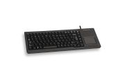 Image de CHERRY XS G84-5500 TOUCHPAD KEYBOARD Clavier filaire miniature, touchpad, USB, noir, AZERTY - FR (G84-5500LUMFR-2)