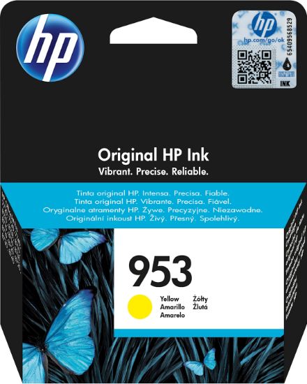 Image de HP 953 Cartouche d’encre jaune authentique (F6U14AE)