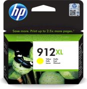 Image de HP 912XL Cartouche d'encre jaune authentique, grande capacité (3YL83AE)