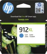 Image de HP 912XL Cartouche d'encre cyan authentique, grande capacité (3YL81AE)
