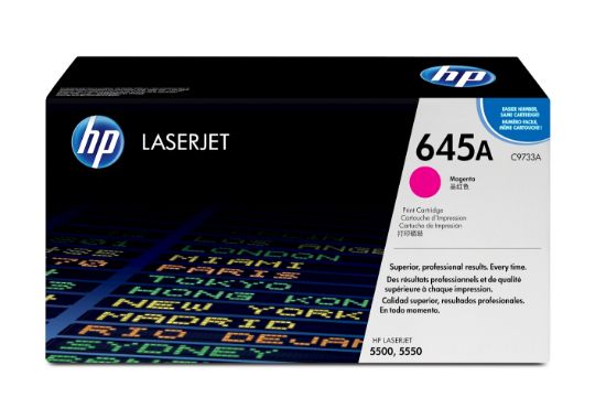Image de HP 645A toner LaserJet magenta authentique (C9733A)