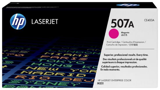 Image de HP 507A toner LaserJet magenta authentique (CE403A)
