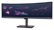 Image de Lenovo ThinkVision P49w-30 écran plat de PC 124,5 cm (49") 5120 x 1440 pixels DQHD LED Noir (63DBRAT1EU)