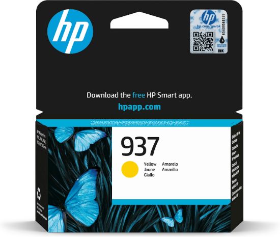 Image de HP 937 Cartouche Encre Authentique Jaune Cartouche d'encre (4S6W4NE)