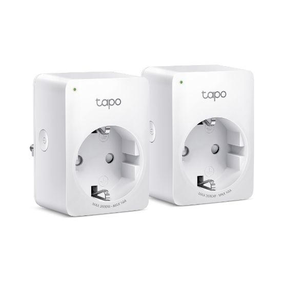 Image de TP-Link Tapo P110 Prise intelligente 3680 W Maison, Bureau Blanc (TAPO P110(EU) (2-PACK))