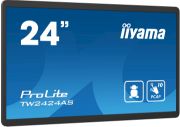 Image de iiyama écran plat de PC 60,5 cm (23.8") 1920 x 1080 pixels 4K Ultra HD Écran tactile Noir (TW2424AS-B1)