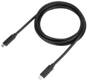 Image de Targus câble USB USB 2.0 2 m USB C Noir (ACC928GLX)