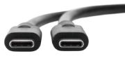 Image de Targus câble USB USB 2.0 2 m USB C Noir (ACC928GLX)