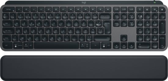 Image de Logitech MX Keys S clavier Bureau RF sans fil + Bluetooth AZERTY Français Graphite (920-011570)