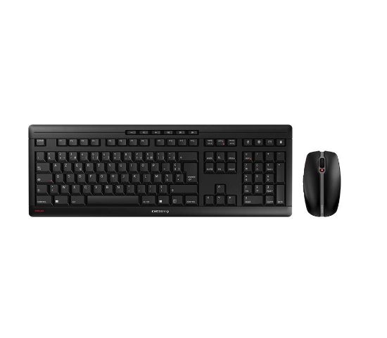 Image de CHERRY STREAM DESKTOP Ensemble Clavier & Souris sans fil, noir, USB, AZERTY - FR (JD-8500FR-2)