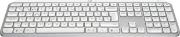 Image de Logitech MX Keys S clavier RF sans fil + Bluetooth QWERTZ Suisse Aluminium, Blanc (920-011572)