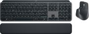 Image de Logitech MX Keys S Combo clavier Souris incluse RF sans fil + Bluetooth QWERTZ Suisse Graphite (920-011608)
