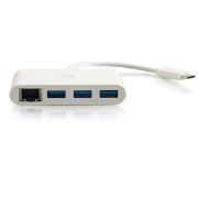 Image de C2G station d'accueil USB 3.2 Gen 1 (3.1 Gen 1) Type-C Blanc (29746)